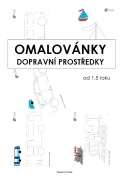 Omalovánky Dopravní prostředky, 4x 12 stran PDF