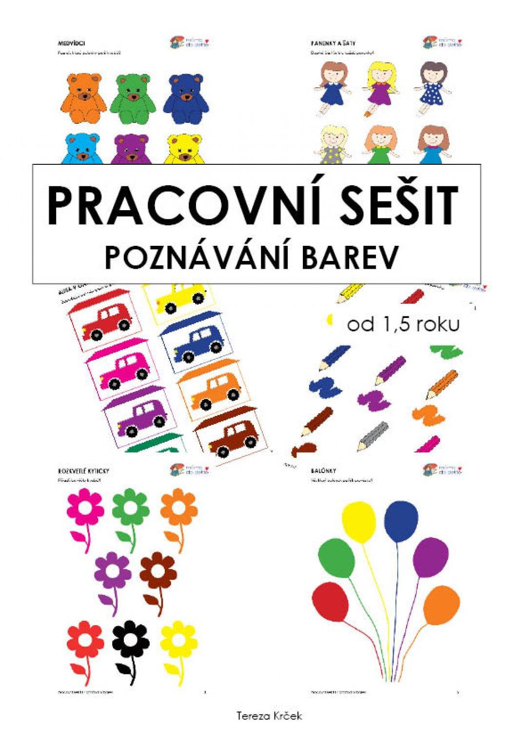 PDF pro děti k vytisknutí Pracovní sešit poznávání barev