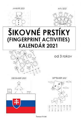 KALENDÁR 2021 (A4) Šikovné prstíky + Maľovanky zdarma, PDF SLOVENSKY